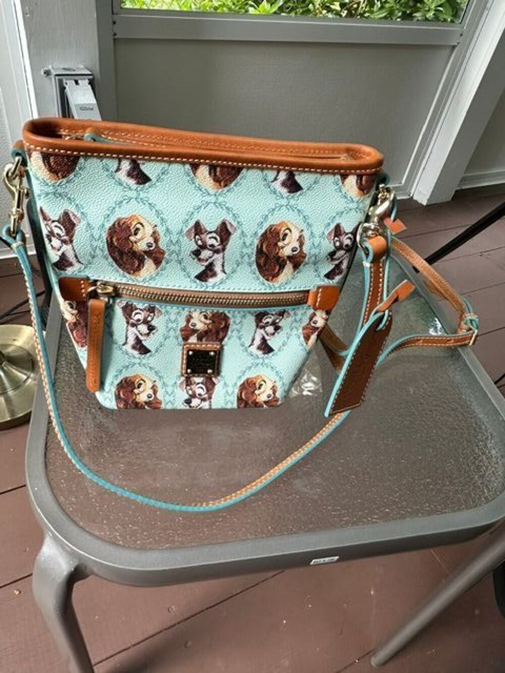 Dooney & Bourke Lady & The Tramp Disney Crossbody Rare! Mint